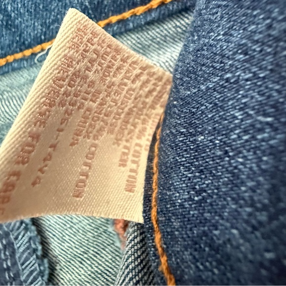 Altar'd State Multicolor Faux Suede Striped Flare Jeans - Picture 4 of 5